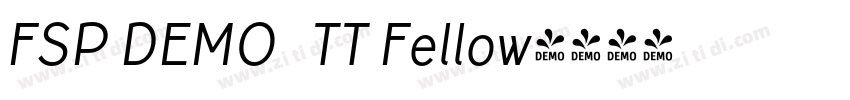 FSP DEMO   TT Fellow字体转换